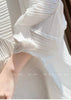 Women's Pleated Dress Elastic Loose Three Quarter Sleeve Stand Collar Dresses With Irregular Pleats2DB8596