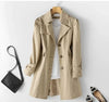 Spring Autumn Casual Windbreaker Version of The Long Windbreaker Top Korean Ladies Coats Jackets Women Trench Clothing