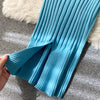Autumn Winter Twist Women's Wrap Knitted Dresses Long Sleeve Sheath Knitwear Office Bodycon Dress Female