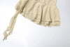 Hipster Sash+Dress Women Thin Elegant Slash Neck Tierred Puffy Hem 3d Flowers Tassel Buttons Skinny Party Bodycon