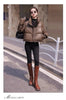Solid Color Windproof Cropped Puffer Jacket Women Winter Thick Short Coat Warm Coat Fluffy Parka Vintage Tops Women's Clothing