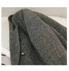 Women's Autumn Winter Long Sleeve Blazer Coats Vintage Thick Woolen Jackets Notched Elegant Outerwears Female Clothes