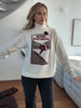 Women's Ski Suit Hooded Full Sleeve Jacket White High-Waisted Flared Pants Set Female Ski Sport Outerwear