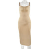 Plus Size Woman Clothing High Elasticity Abdominal Compression Slim Slip Dress Female Elegant Party Dresses