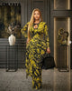 Women Striped Print Ribbon Ruched Long Sleeve Bodycon Maxi Long Dress Sexy Birthday Party Education Dresses