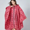 Big Size Women Leopard Raincoat Lightweight Rain Coat Poncho Ladies Waterproof Cloak Raincoats Adults Windproof Rainwear