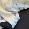 Ladies Spring Autumn Loose Small Fragrant Bow Knit Sweater Cardigan High-Quality Jacket Women's Single-Breasted Coat Female