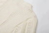 Elegant Knit Dress For Women White Slim O-neck Single Breasted Short Sleeve Long Dresses Female Spring Lady Robe T88X