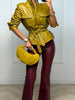 Elegant Lace-Up Women's Pu Leather Jacket Pocket Slim Stand Collar Zippers Lady Coats Autumn Winter Female Street Tops