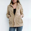 Women Double Layer Windbreaker Autumn Casual Slim Coat Plus Size 4Xl Stand-Up Collar Ladies Jacket