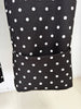High Street Designer Suit Women Bow Decorated Polka Dot Blazer Pants Set 2PCS