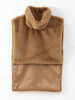 Brown Fluffy Faux Fur Jacket Women Lapel Long Sleeve Loose Warm Coat Winter Lady High Street Outerwear