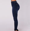 Denim Pencil Pants Women Vintage Jeans High Waist Washed Double Breasted Pockets Basics Ankle Length Trousers Streetwear