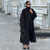Casual Stand Collar Lace Up Trench Coat Women Chic Full Sleeve Single Breasted Windbreaker Lady Commute Daily Outwear
