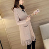 Spring Autumn New2025 Sweater Jacket Women Casual Warm Long Design Female Knitted Sweater Coat Cardigan Sweater Lady Top