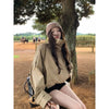 Women's Korean Style Relaxed Trench Coat Vintage Khaki Utility Jacket Spring Fall Casual Chic Versatile Outerwear