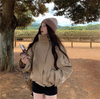 Women's Autumn Winter Jacket Double Breasted Stand Collar Solid Trench Coat Chic Korean Retro Clothes Lady Casual Coats