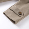 Elegant Women's Short Woolen Coats Stand Collar Double Breasted Long Sleeve Female Jacket Autumn Winter Lady Warm Outwear