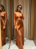Elegant Solid Sheer Lace Slim Fit Maxi Dress Chic Mock Neck Long Sleeve Gown Women Formal Evening Party Holiday Wear