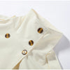Detachable Triangle Shawl Long Puffer Coat Stand Collar Waist Tie Belt Button Solid Loose Women Coats Winter Commute Outfit