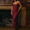 Elegant 2 Pieces Dress Set with Scarf Women Matching Sets Sexy Cropped Top and Long Dress Set Casual Dress