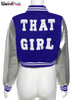 Fluffy Letter Short Jacket Varsity Women Hipster Leather Sleeve Patchwork Y2K Baseball Casual Wild Streetcoat Outwear