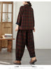 Checkered Blazer Suit For Women Spring And Autumn Korean Version Two-Piece Set Jacket Loose Harem Pants Oversized w1435