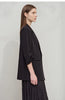 Minimalist Women's Blazer Mujer Autumn Solid Loose Seven-quarter Sleeve Lapel Button Commuter Suit Jacket 12512019