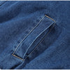 Chic Stand Collar Denim Cropped Jackets Women Loose Zipper Pockets Full Sleeve Female Coats Spring Lady Outwear Street