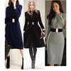 Women Elastic Band Wide Belts Simple Down Coat Waist Belt Female Buckle Black Strap Dress Decoration Accessories Ladies