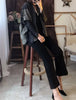 Yudx Pleated Long Sleeve Turndown Collar Cardigan Coats Woman Autumn Winter Loose Batwing Sleeve Short Jacket Designer Clothes