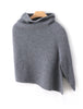 French Retro 100% Pure Wool Shawl Women's Autumn Winter High Neck Thick Warm Cover Knitted Scarf, One-Piece Cape