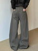 Vintage Wide Leg Pants Women's Clothes Streetwear Y2k Jeans Bottoms Casual Denim Trousers Korean Pantalon Femme