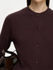Women's Autumn Winter Knit Cardigan Pants Set Slim Fit Long Sleeve Long Trousers Simple Solid Color Sweater Suit