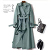 Women's High-quality Temperament Commuting Loose Casual Korean Style Coat Over the Knee Women's Coat