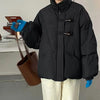 Women's Jacket Korean Version Stand Collar Short Cotton-padded Jacket Thickening Warm Parkas Winter Vintage Coat