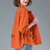 Single-breasted Solid Color Jackets Tops Female Spring All-match Loose Casual Long Sleeve Pockets Coats Women's Clothing