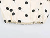Women Chic Turtleneck Jacket Polka Dot Pattern Long Sleeve Loose Double Pockets Top Spring Autumn Casual Street Coat
