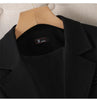 Women Pink Coffee Black Solid Blazer Female Long Sleeve Single Breasted Suit Jacket Coat Ladies Office Blazer Outerwear