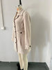 Autumn/Winter Women's Casual Coat Flattering Loose-Fit Notched Lapel Single-Row Multi-Button Mid-Length Wool Blazer