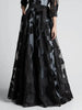 Autumn Dress for Women Polk Dot Elegant Turn Down Collar Transperant 3/4 Sleeve Elegant Casual Vintage A-Line Long Dress