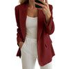 Corduroy Women Business Casual Suirt Jacket Long Sleeve Notched Lapel Casual Work Suit Jackets Light Jackets For Women Plus Size