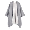 Women Poncho Winter Warm Shawl Double Sided Designer Thickening Blanket Scarf Female Cloak Cashmere Pashmina Cape Stole