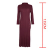Tianpei Pleats Spring Autumn Winter Women Long Sleeve Comfortable Dress Korean Style Casual Designer Clothes