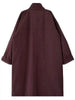 Office Lady Trench Coat Solid Color Lapel Long Sleeves Single Breasted Loose Windbreaker Spring Autumn 2DA8844