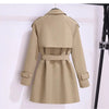 Trench Coat Women's Suit Collar Coat Spring Autumn Female Long Jacket Waist Temperament Windbreaker Overcoat