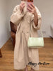Women Solid Casual Long Trench Coat Lapel Collar Single Breasted Batwing Sleeve Windbreaker Oversized Outerwear