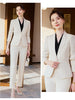 Novelty Wine Red Formal Women Business Suits with Skirt and Jackets Coat Ladies Office Professional Blazers Spring OL Styles