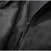 Spring Green Suede Bomber Jacket For Women Vintage Stand Collar Zipper Long Sleeve Coats Lady Street Chic Outerwear