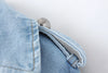Denim Cape Coat Female Jacket Double Breasted Jackets Women Office Lady Windbreaker Denim Basic Coats Autumn Overcoat